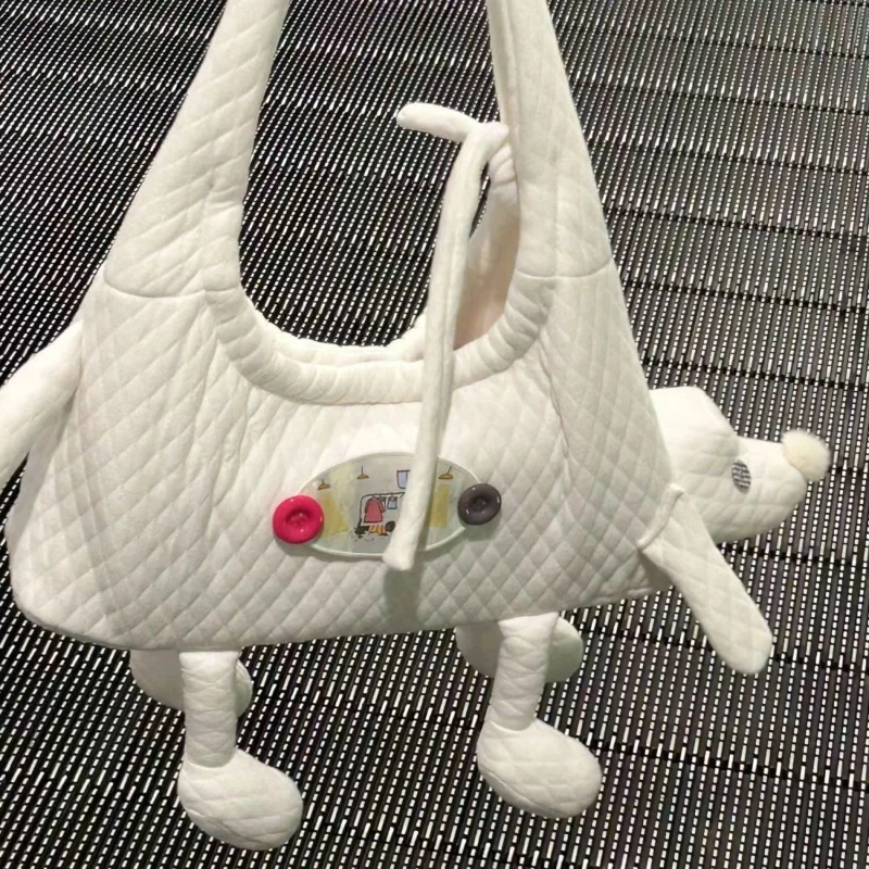 Новинка 2024 Toth Cute Puppy Cloud повседневная универсальная нишевая сумка на одно плечо с