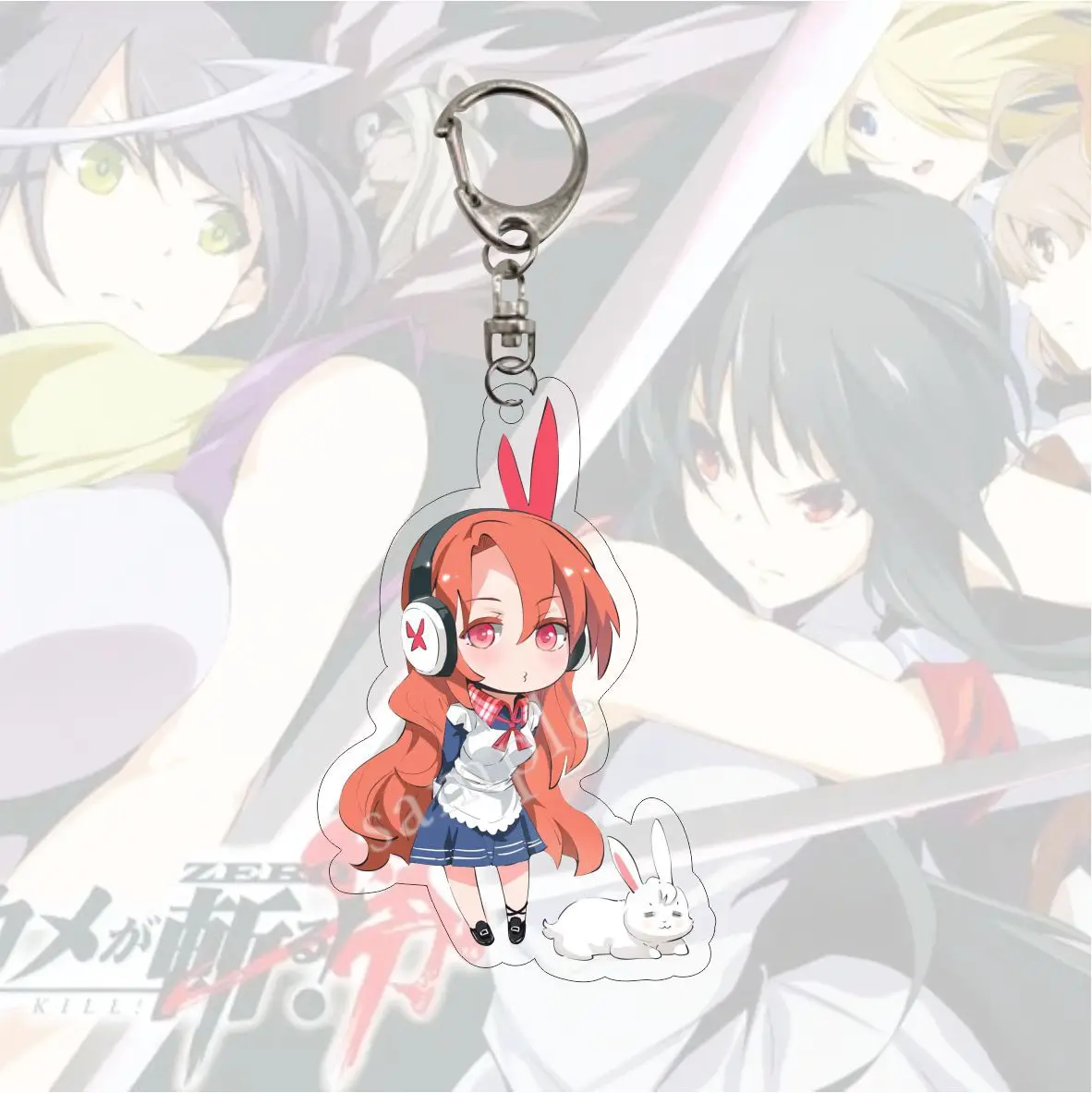 Двусторонний акриловый брелок с аниме Akame ga KILL Татсуми Леон мультяшная фигурка