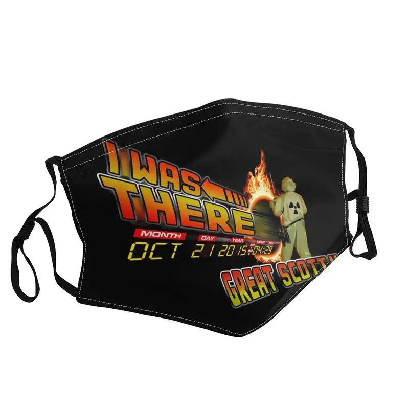 

Back To The Future Day Non-Disposable Face Mask Unisex Adult Great Scott Anti Dust Protection Cover Respirator Mouth Muffle