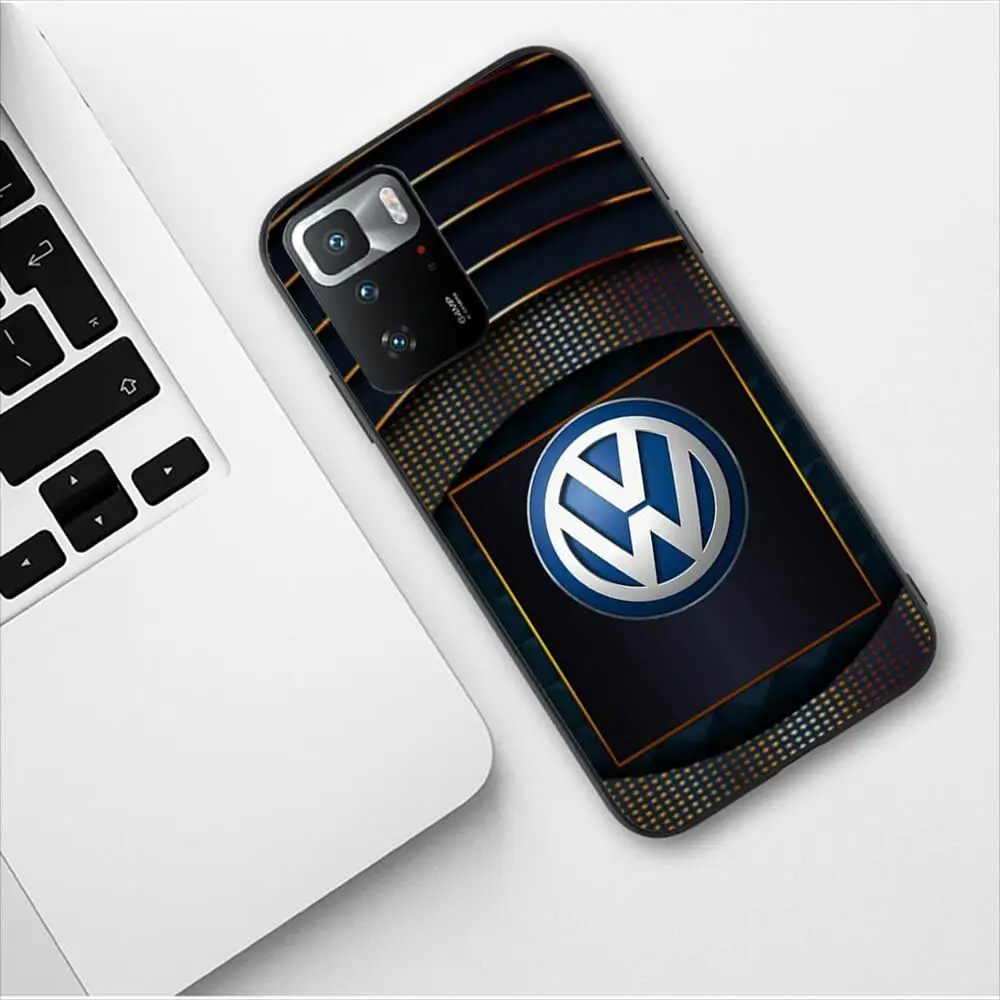 Volkswagen Luxury Car Logo New Phone Case For Redmi 9 9A 7A 10 8A 10A 8 Note 11 10S 7 11S Plus POCO X3 Pro Fashion Soft Covers