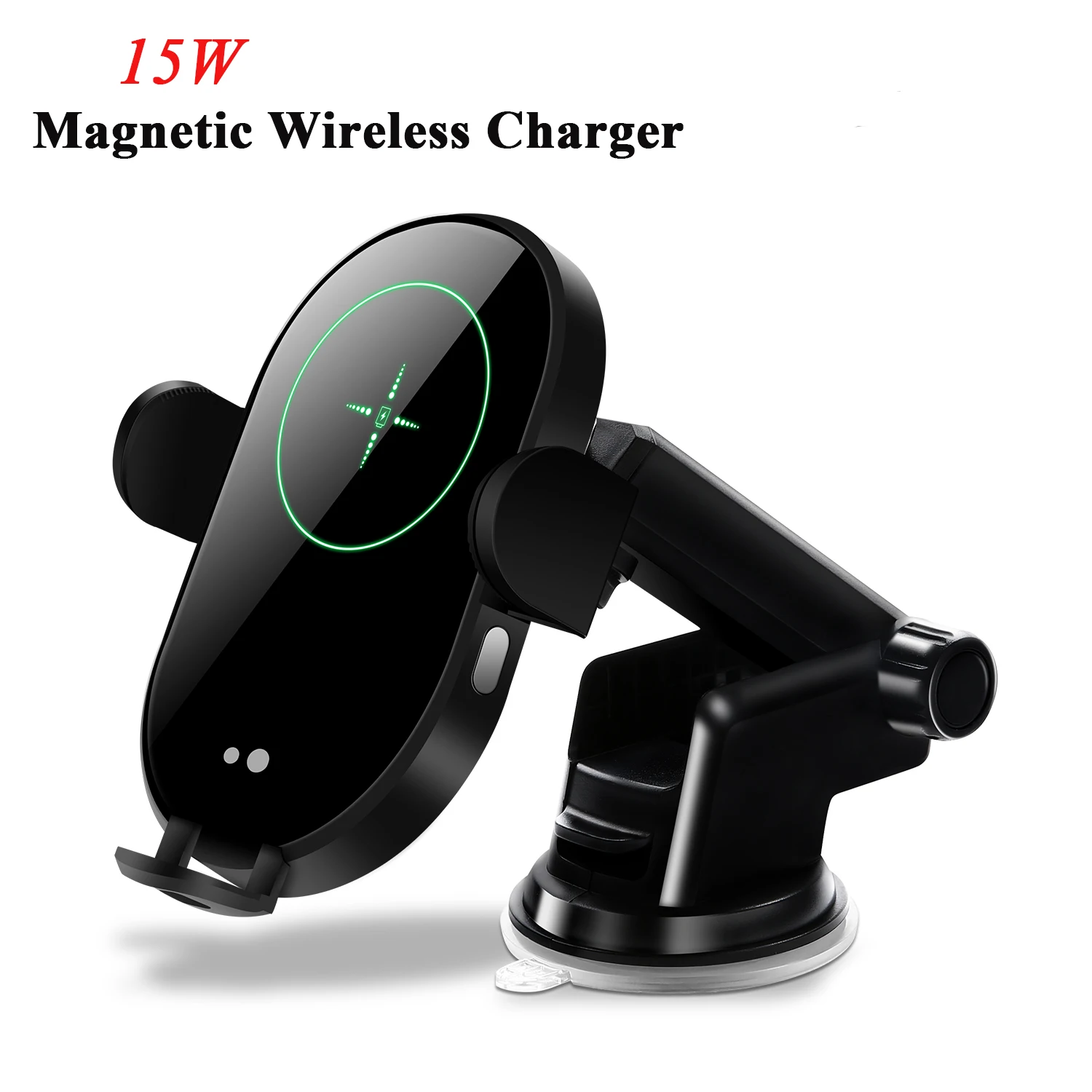 

15W Magnetic Car Wireless Charger Station For iphone 13 12 11 X XR XS 8 7 6 Plus Universal Fast Wireless Charging Car Bracket