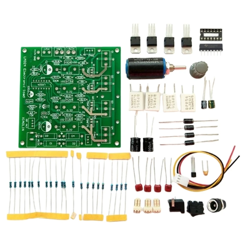 

DIY Electronic Load Power 150W Simple Electronic Load Kit Power 150W 10A / 60V 2.5A Battery Capacity Tester Breadboard