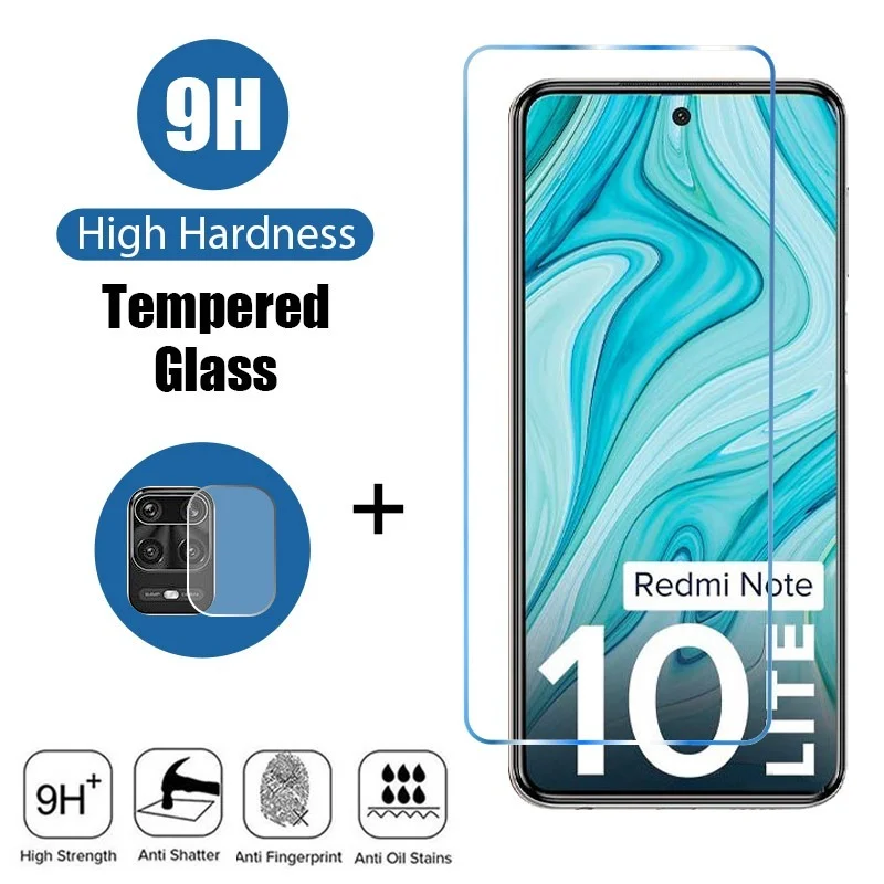 

2in1 Screen Glass For Xiaomi Redmi Note 11 Pro Glass Camera Lens Protector For Redmi Note10 11 Pro Max 9 10 9s 9t Redmi 9A 8