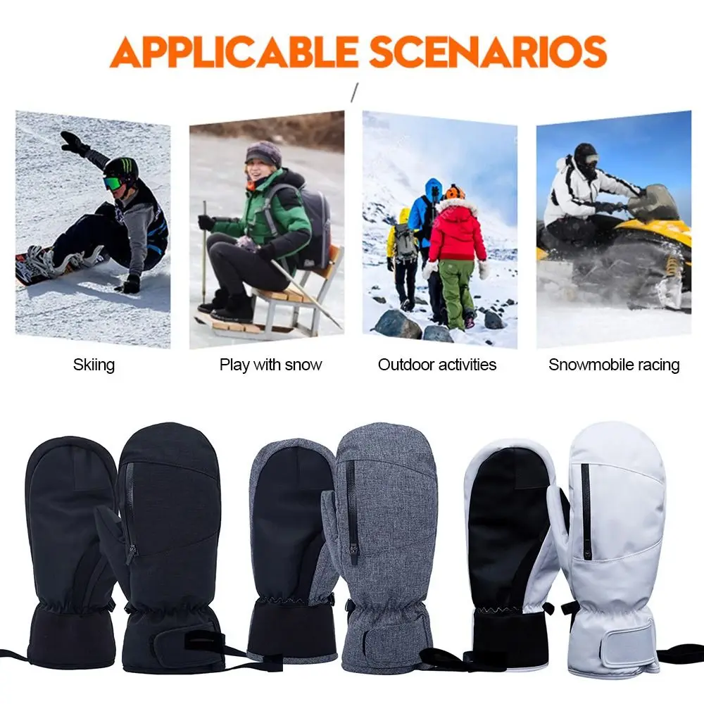 Gloves Waterproof Men Women Winter  Glove Snowmobile Warmer Mittens Skiing Snowboarding Gloves Thermal Thick Snow Glove