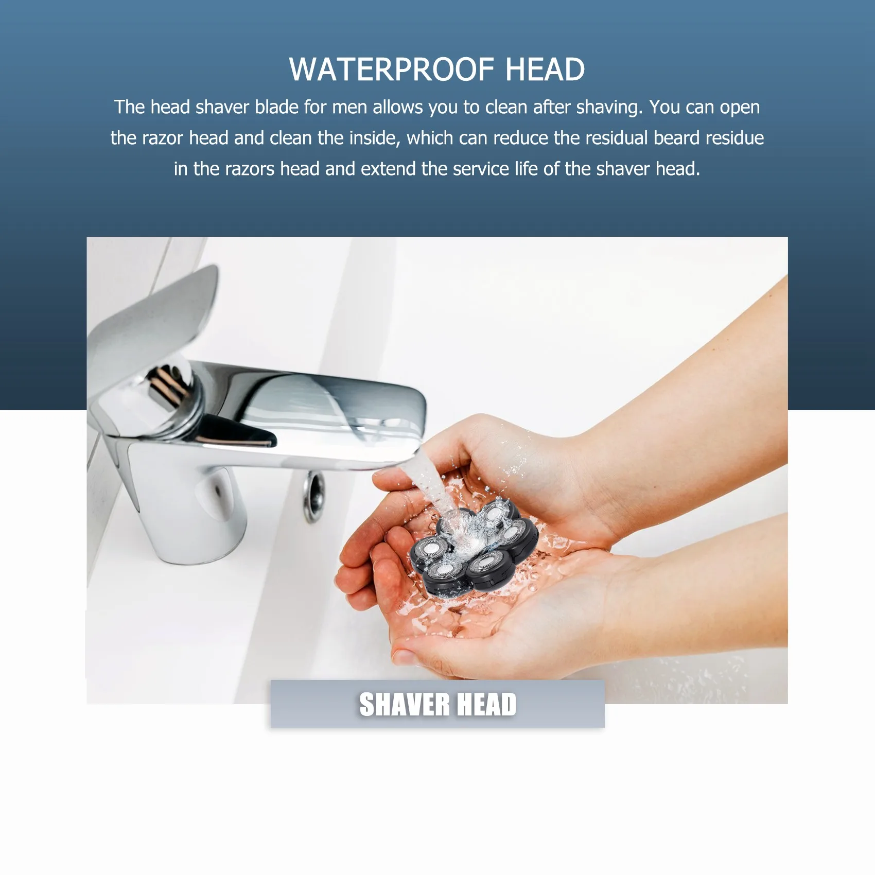 7D сменная головка для электробритвы сменное лезвие лысины бритвы