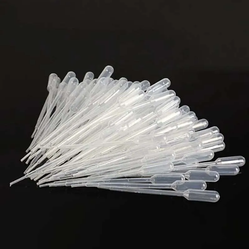 

100Pcs 3ML Graduated Jam Dropper for Cupcakes Sauce Squeeze Transfer Pipettes Polyethylene Kitchen Chocolates Cake Baking Tools