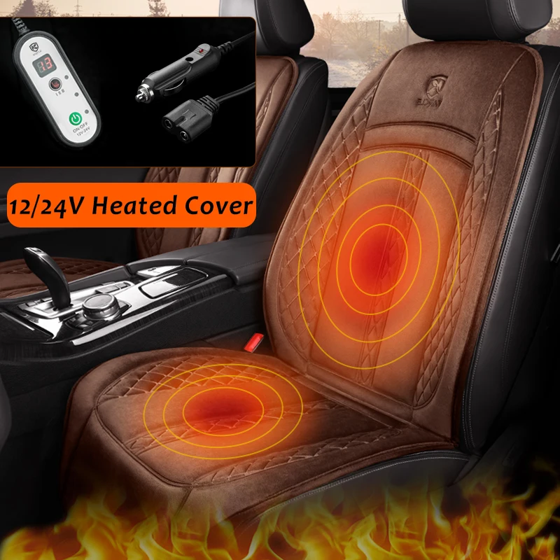

12-24V Car Seat Heater Heated Car Seat Cover Car Heating Cushion Universal Heater Warmer Seat Protect Winter Car Lighter Heating