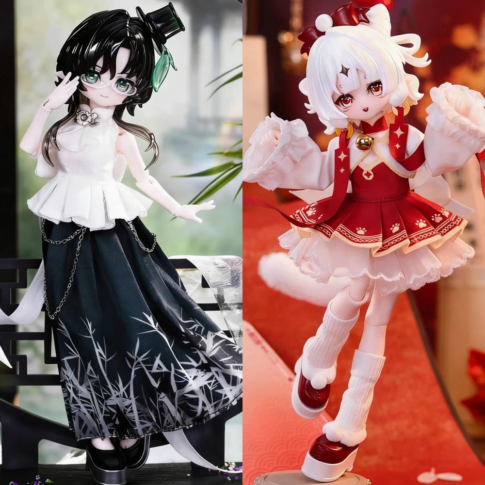 Фото В наличии Оригинальная коллекционная кукла Come4free Lucky Little Sign Spirit 1/8 BJD в слепой коробке, шарнирная кукла, милая фигурка-украшение, подарок для девочек №5