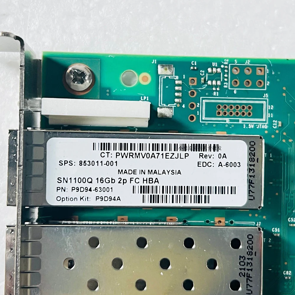 Для HP 853011 -001 SN1100Q QLE2692 Двухпортовая карта 16G 2P FC HBA P9D94A