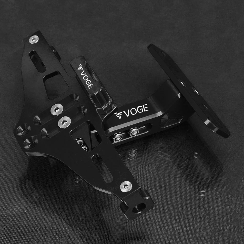 Фото DSX 500 525 625 650 900 Держатель номерного знака Рамка номерного знака Светодиодный кронштейн для VOGE DS900X DS500X DS525X DS625X DS650X №2