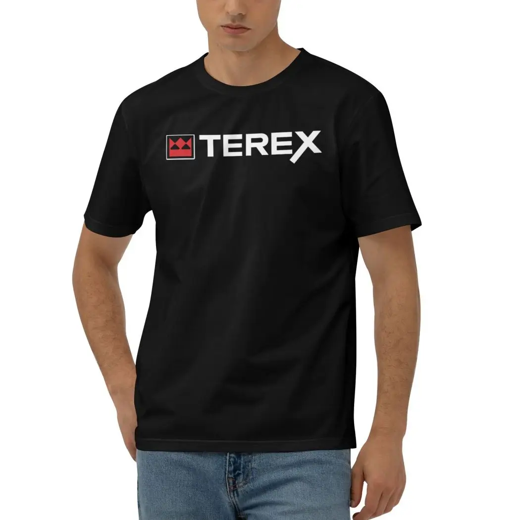 Повседневные мужские футболки TEREX модные с коротким рукавом и круглым вырезом
