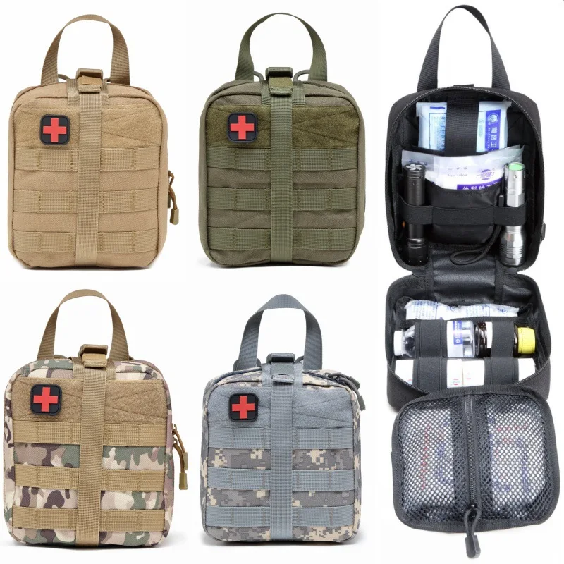 

Tactical First Aid Pouch Molle EMT Pouches Rip-Away Military IFAK Medical Bag Outdoor Emergency Survival Kit Quick Release