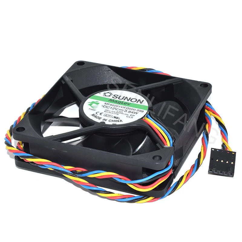 Четырехпроводной охлаждающий вентилятор для SUNON MF80201VX-Q000-S99 12 в 3,84 Вт 80*80*20 мм