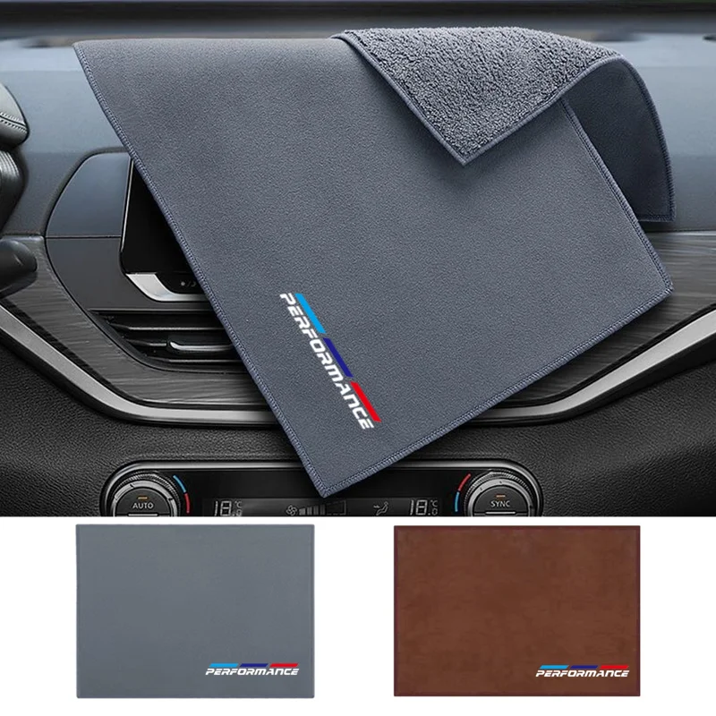 Microfiber Cleaning Towel Thicken Soft Drying Cloth Car Wash Towel For BMW M Emblem E46 E36 E34 F10 E90 F30 E60 F30 E53 E30 E92