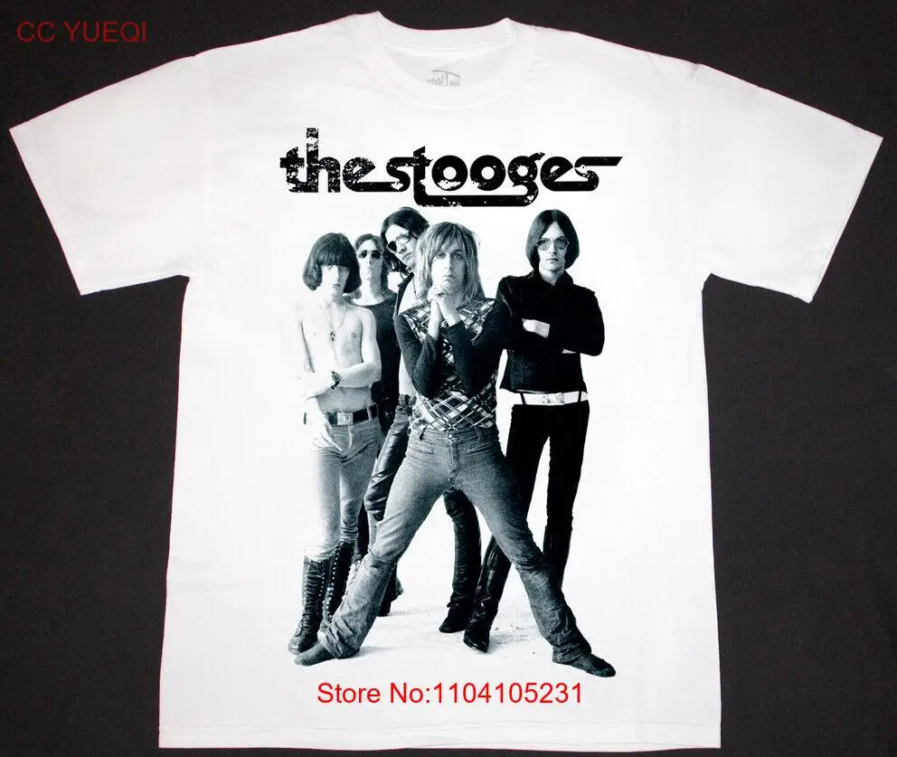 НОВАЯ БЕЛАЯ ФУТБОЛКА THE STOOGES IGGY POP TN064