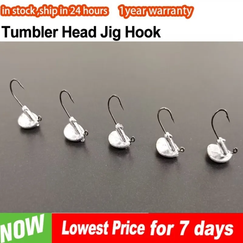 

10 шт./лот 3. Φ 7g 10g 14g рыболовный крючок-неваляшка со свинцовой головкой, острый наконечник, джиг-приманка для мягкой приманки, рыболовные снас...