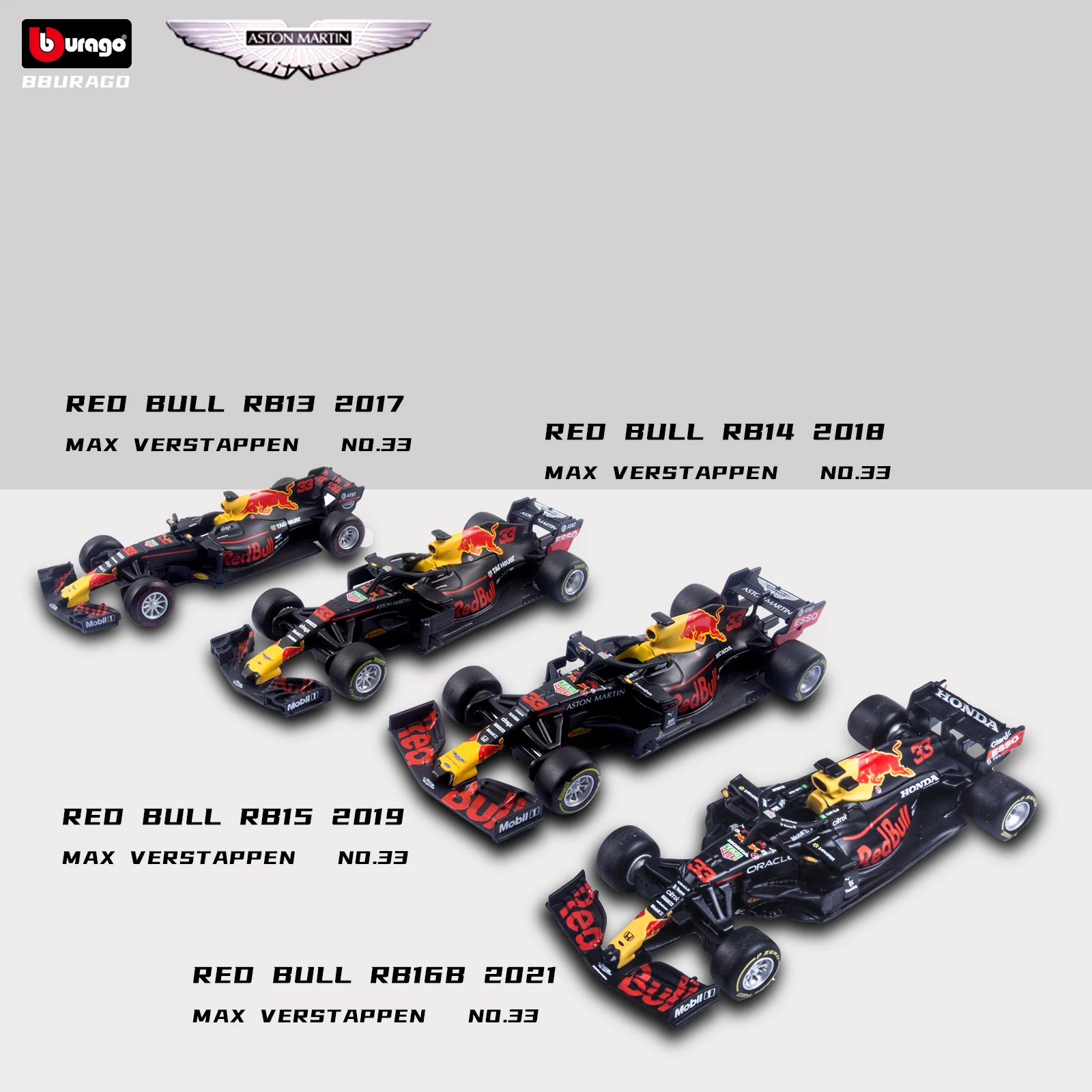 Модель автомобиля из сплава под давлением Bburago 1:43 модель F1 Команда Red Bull гоночная