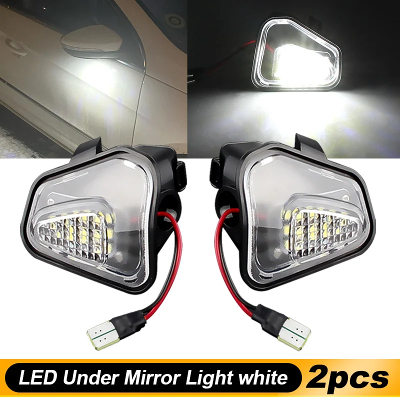 

2 шт. светодиодный светильник под боковым зеркалом для VW Scirocco Passat CC 2009 2010 2011 2012 2013 2014 2015 2016 2017 2018 2019