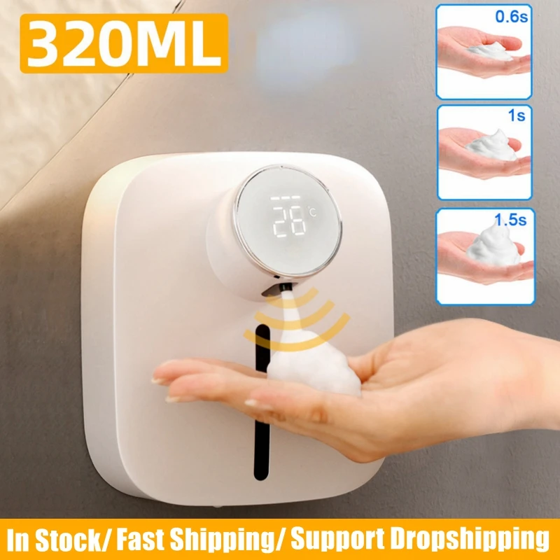 

Automatic Induction Foaming Hand Washer Wash Automatic Soap 0.25s Infrared Sensor For Smart Homes In Stock
