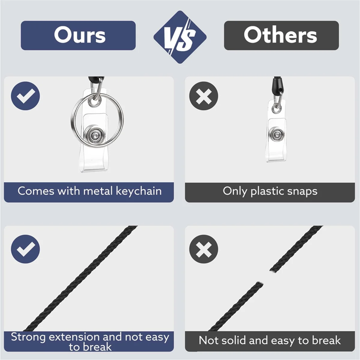 20-пакет катушек для бейджей выдвижной держатель бейджа с карабином прочный зажим