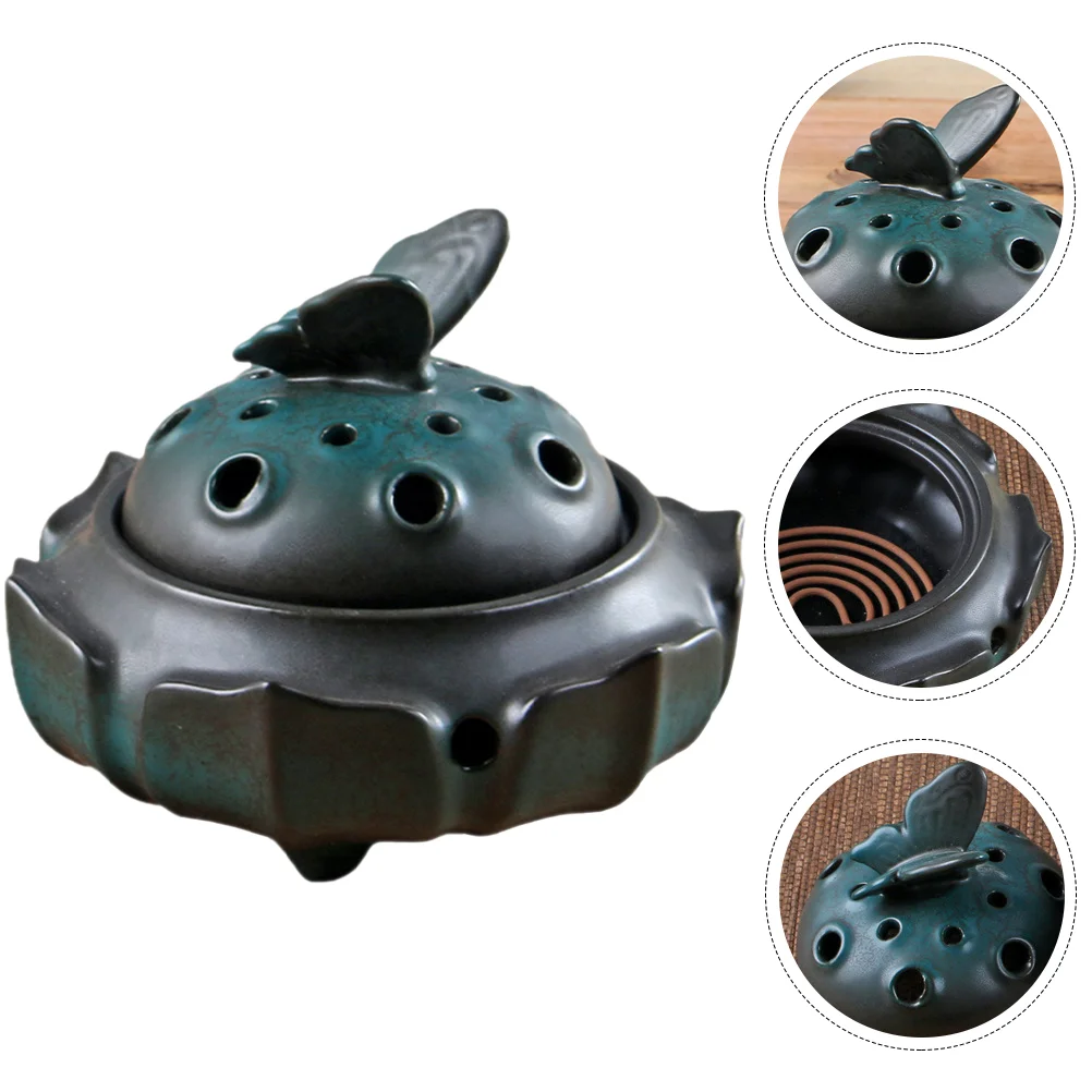 

Burner Pot Asian Arabian Cones Catcher Ash Vintage Hand Mini Bowl Chinese Cone Ceramic Tray Censer
