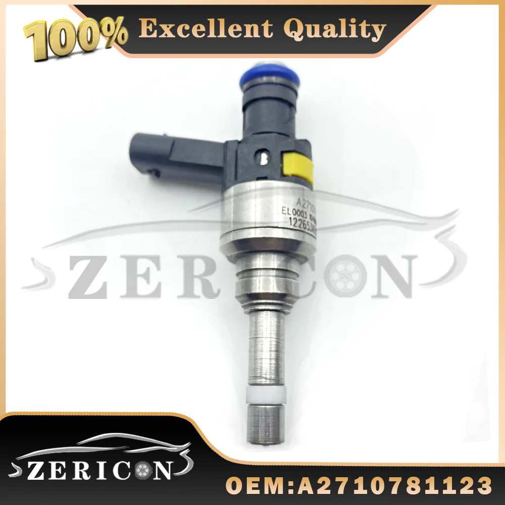 

Оригинальный Топливный инжектор A2710781123, 10 шт., 90% новый, для Mercedes-Benz-W204 W212 R172 C207 C180 C200 C260 E260 E200 SLK200 M271 1.8L