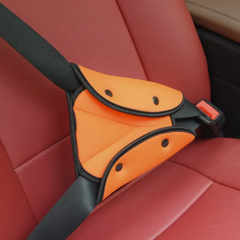 

Children Car Seat Safety Belt Adjustable Triangle Safety Seat Belt Pad Retainer Child Protection Car Accessories