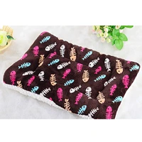 soft flannel pet mat dog bed winter thicken warm cat dog blanket puppy sleeping cover sofa cushion for small medium large dogs