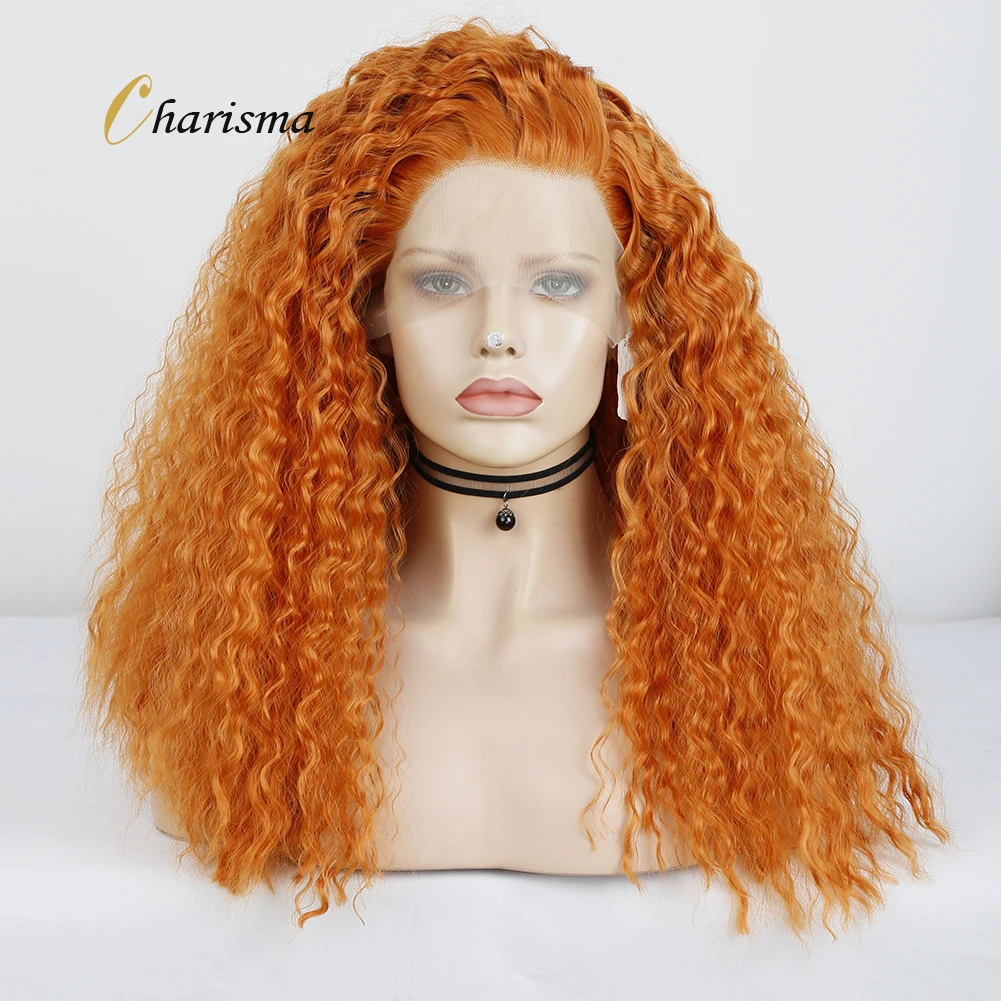 

Charisma Synthetic Lace Front Wig Short Curly Wigs For Women Heat Resistant Synthetic Lace Frontal Wig Free Part Lace Wigs