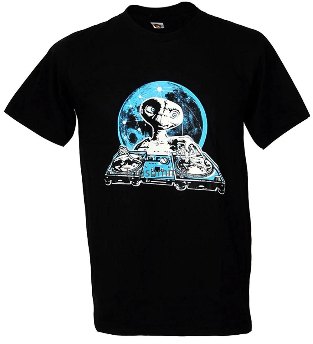 

Лето 2018, известный бренд Tshirtmystyle E.T. Мужская футболка Dj в стиле хип-хоп
