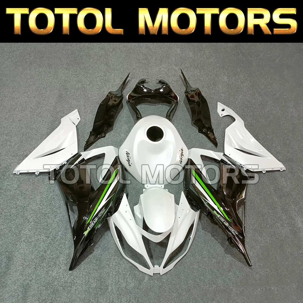 

Fiberglass Racing Full Fairing Kit For zx-6r 2009 2010 2011 2012 636 ZX6R 09 10 11 12 Motorcycles White Black With T