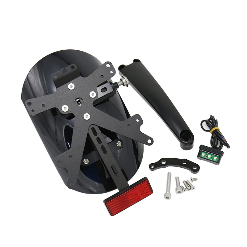 

Для BMW R NINE T R NINET R9T Scrambler 2014-2018 19-21 кронштейн заднего брызговика мотоцикла со светодиодным номерным знаком модифицированное брызговик