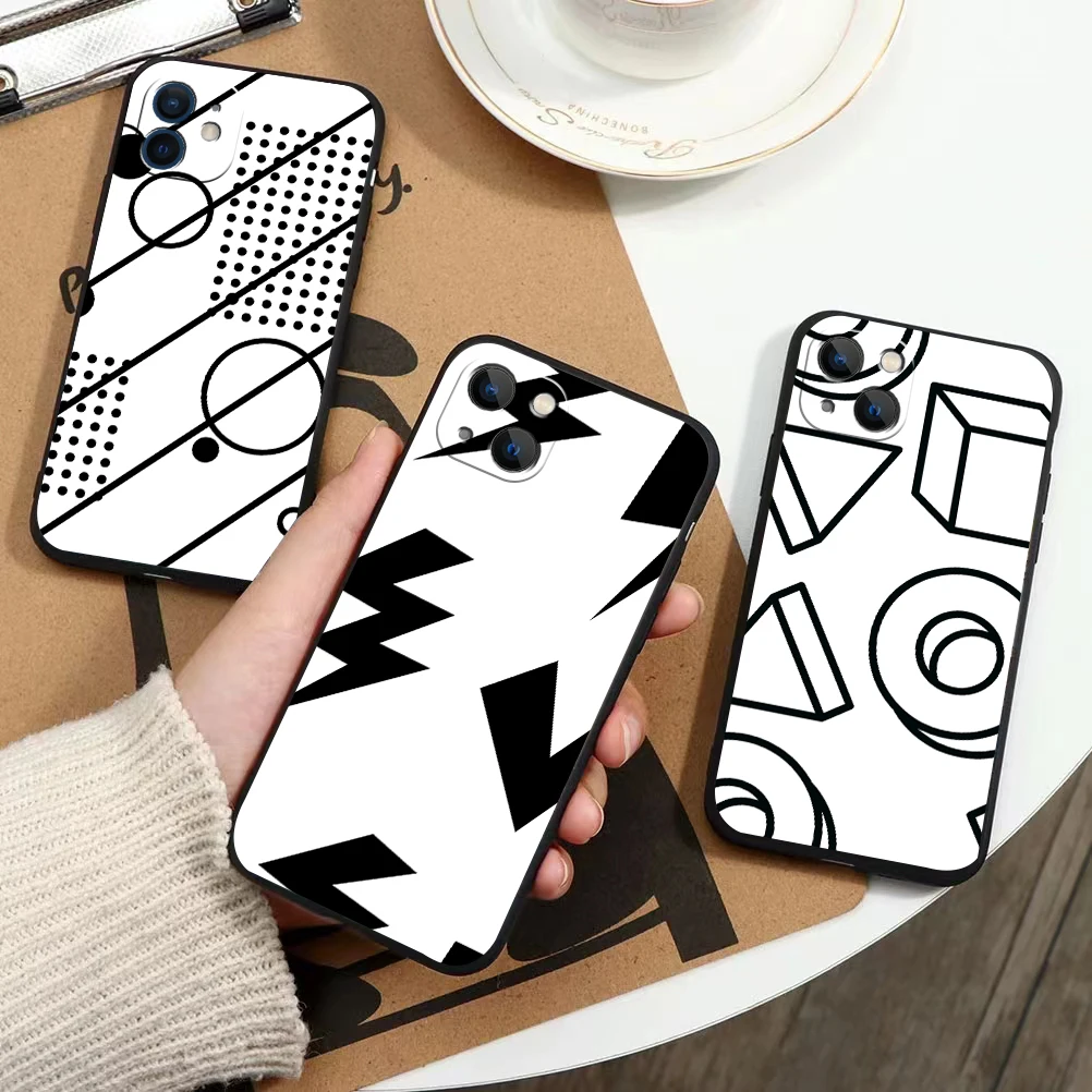

graphics cartoon pattern phone Case For IPhone 13 12 11 Pro Max Mini SE XR X XS Max 8Plus 7plus 6 soft6S New Shell phone Case
