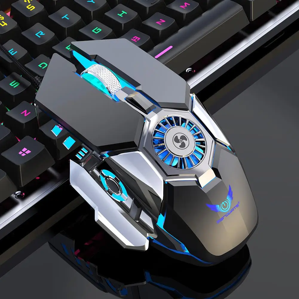 RGB-мышь компьютерная игровая Проводная с RGB-подсветкой 1 шт. |