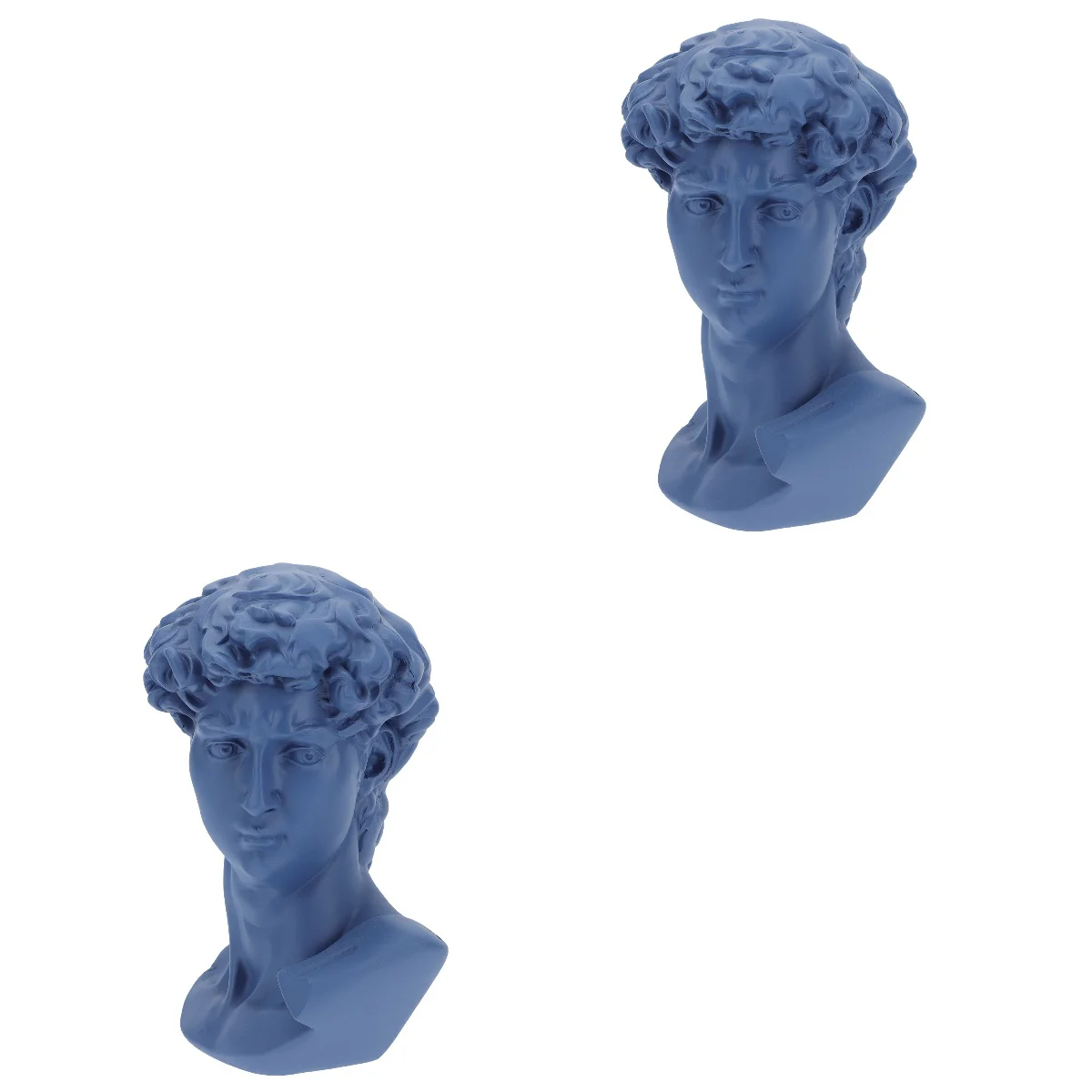 

David Statue Sculpture Greek Bust Head Figurine Roman Statues Famous Resin Household Vintage Craft Decor Men God Adornment