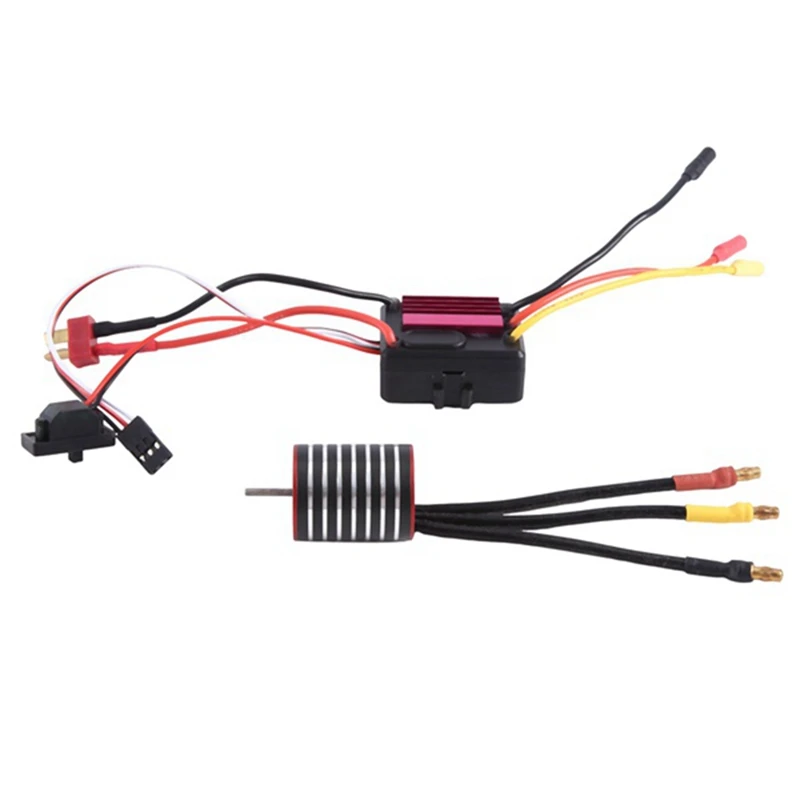 Waterproof Brushless Motor with 35A ESC Combo Set for 1/8 1/10 1/12 RC Crawler Car Truck 2838 4500kv