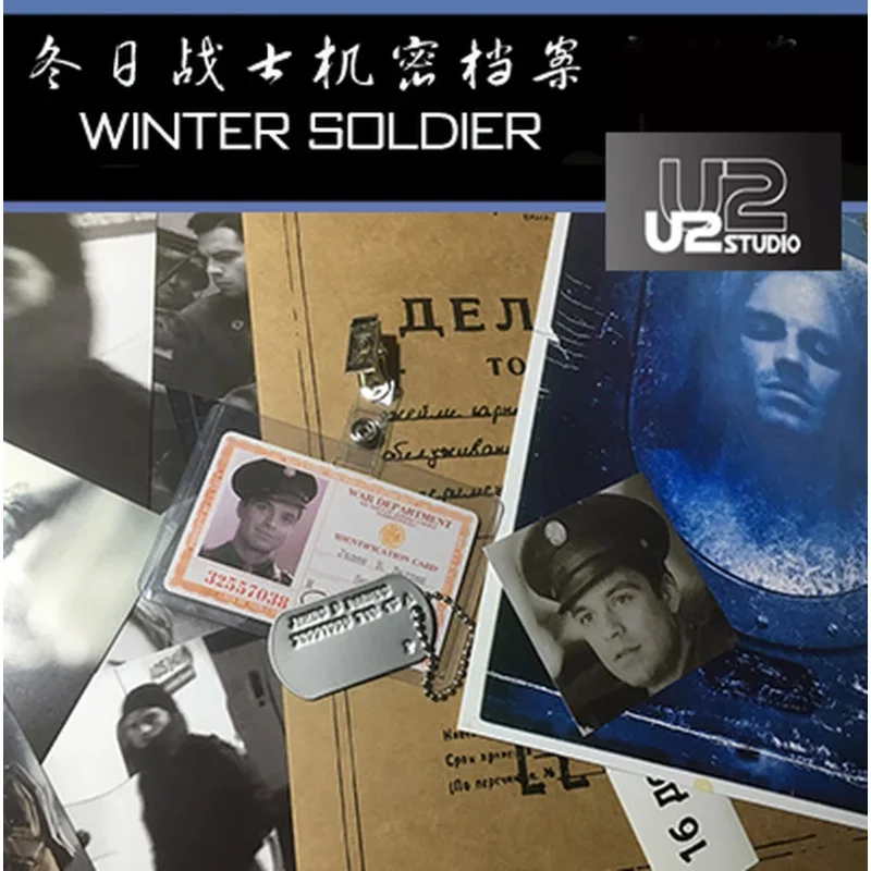 Superhero Cosplay Bucky Barnes архивы Aegis папка для файлов частная документов бумажная