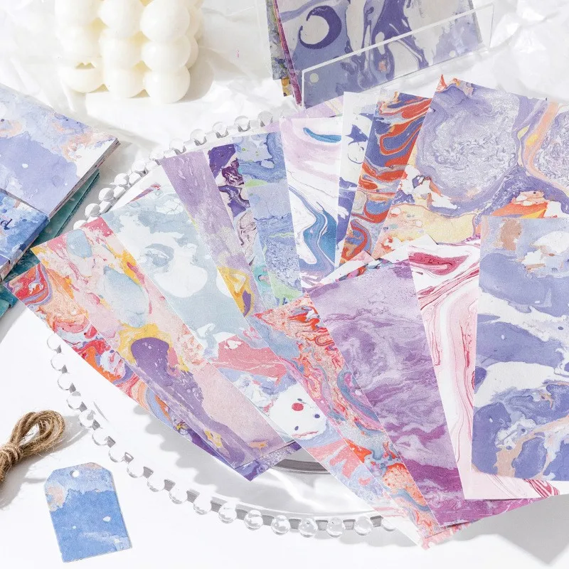 

30Pcs Fantasy Vintage Scrapbooking Paper DIY Junk Journal Collage Paper Diary Bookmark Tissue Paper Craft Decoration Materials