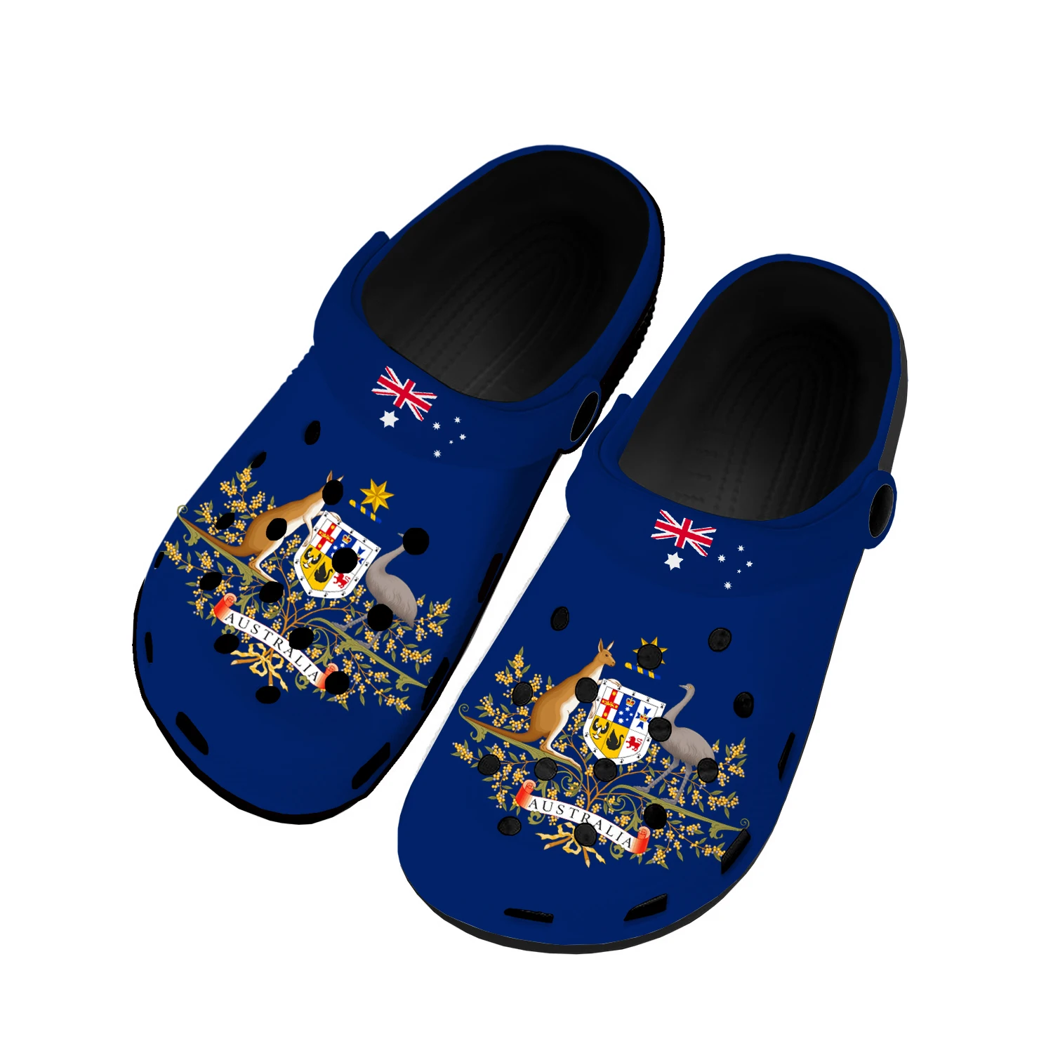 

Australian Flag Home Clogs Custom Water Shoes Mens Womens Teenager Australia Shoe Garden Clog Breathable Beach Hole Slippers