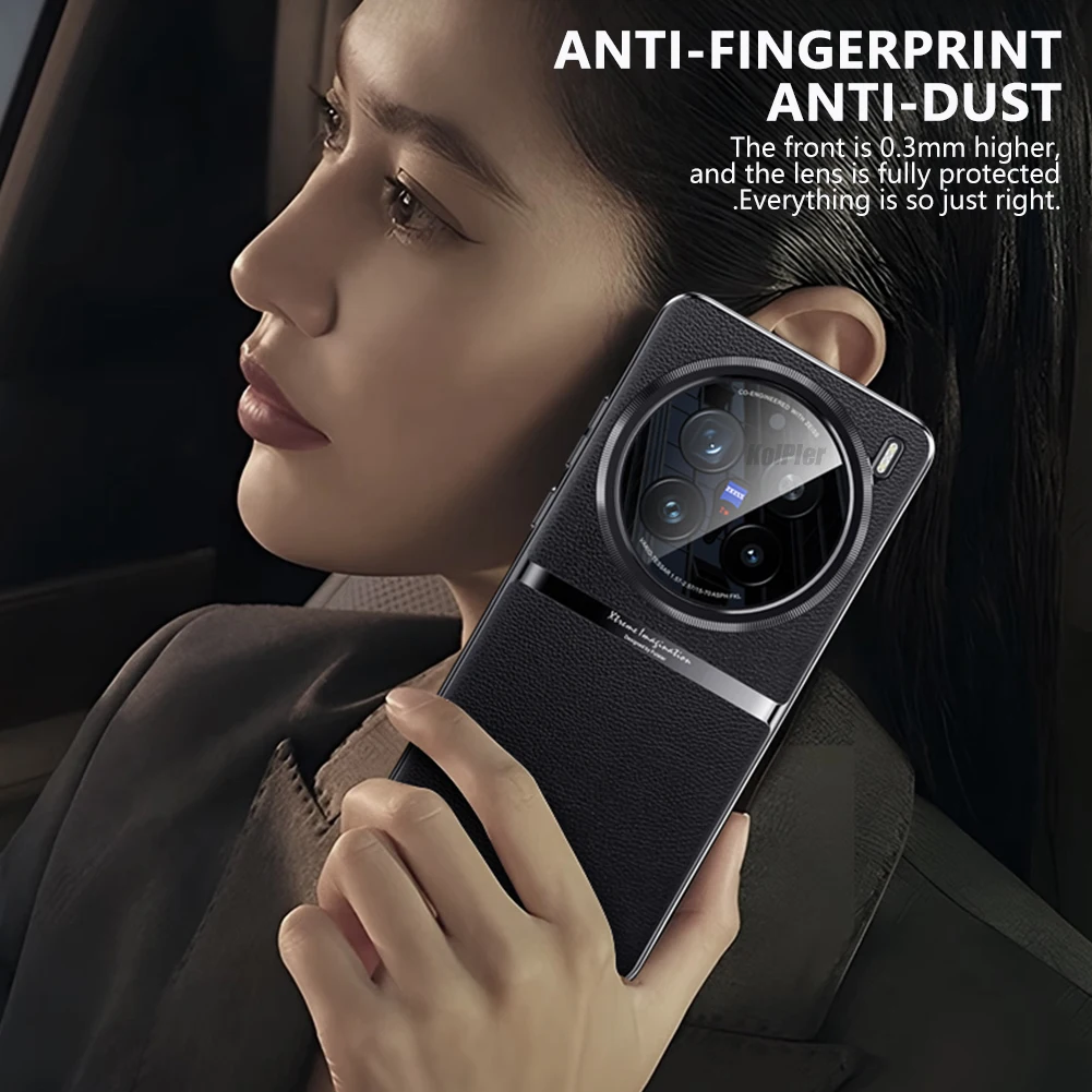 Оригинальный кожаный чехол для Vivo X200 Pro противоударный задний бампер X200Pro mini