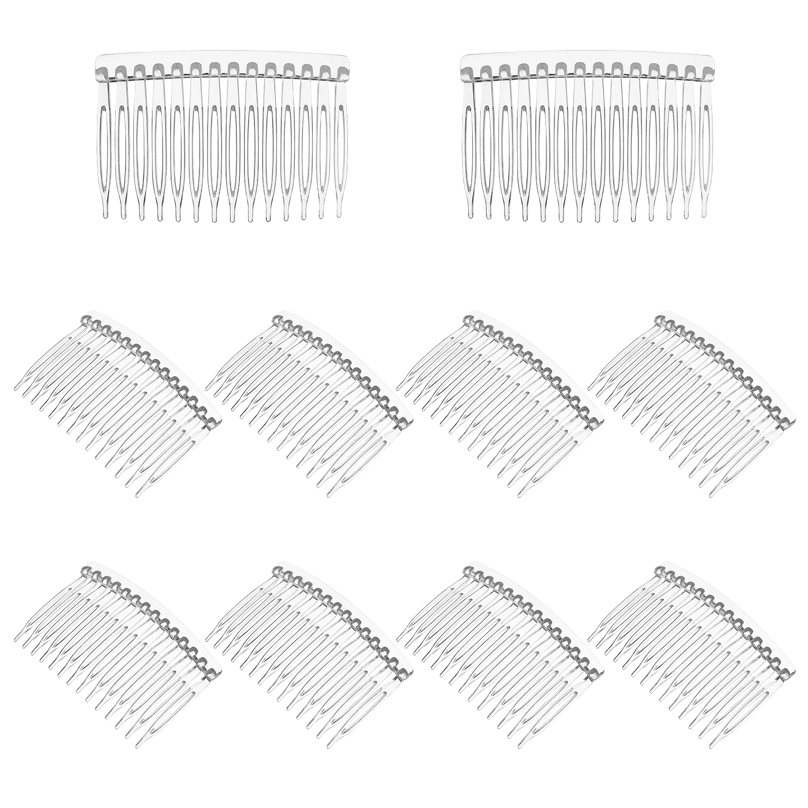 

Hair Barrettes Thick Side Comb Clip Wedding Veil Set Combs Women Teethed 14-teeth Girls Bride