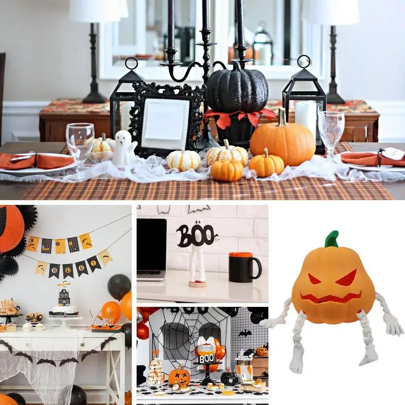 Женская тыква тыквы на Хэллоуин смола Jack O украшение фонарь уличные для дома и