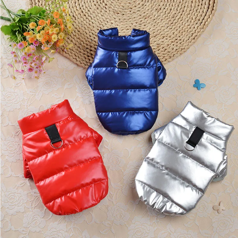 

Bling Clothes For Small Medium DogsDog Vest Autumn Winter Warm Pet Dog Coat Clothing For Dogs Chihuahua Labrador S-7XL