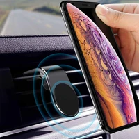 new l shaped 360 degree metal magnetic car air outlet mobile phone holder gps holder stands phone holder stand for car