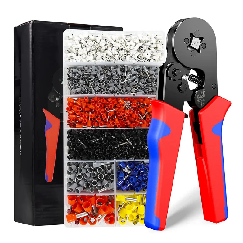 

Обжимные инструменты для трубных клемм, строительные плоскогубцы HSC8 6-4 0,25-10 мм² 23-7AWG 6-6 0,25-6 мм², наборы электрических зажимов, наконечники проводов