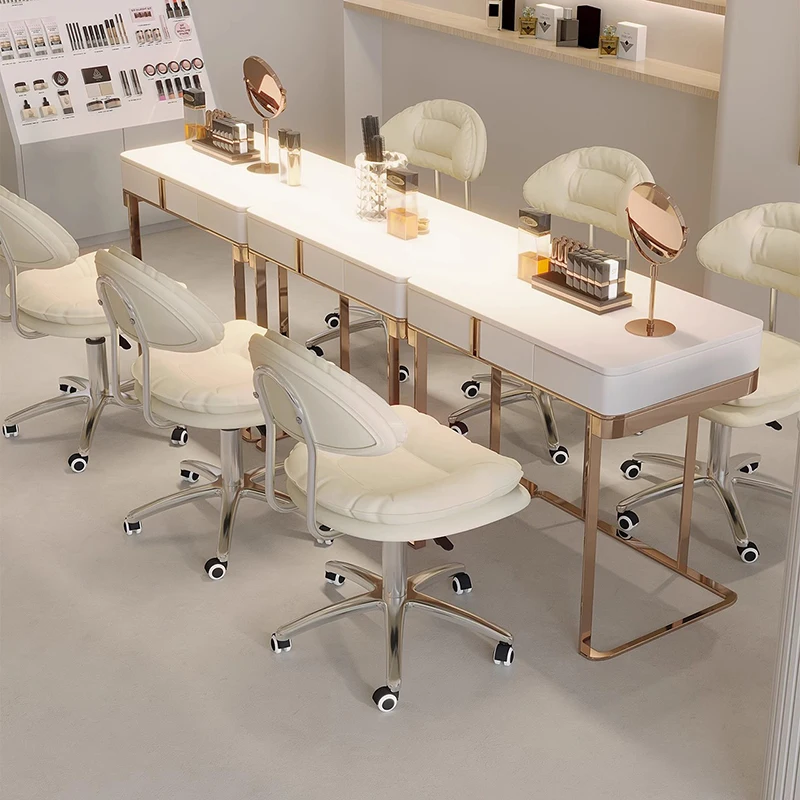 S Wheel Dressing Makeup Cutting Barber Chairs Desk Spinning Taburetes De Bar Commercial Furniture Wj35xp