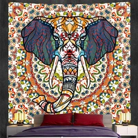 indian elephant god mandala tapestry home decoration tapestry bohemian style decoration hippie large size tapestry mattress