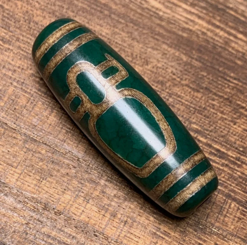 Тибетский Непальский Гималайский Древний Агат Старый Дзи Талисман Глаз Бусина