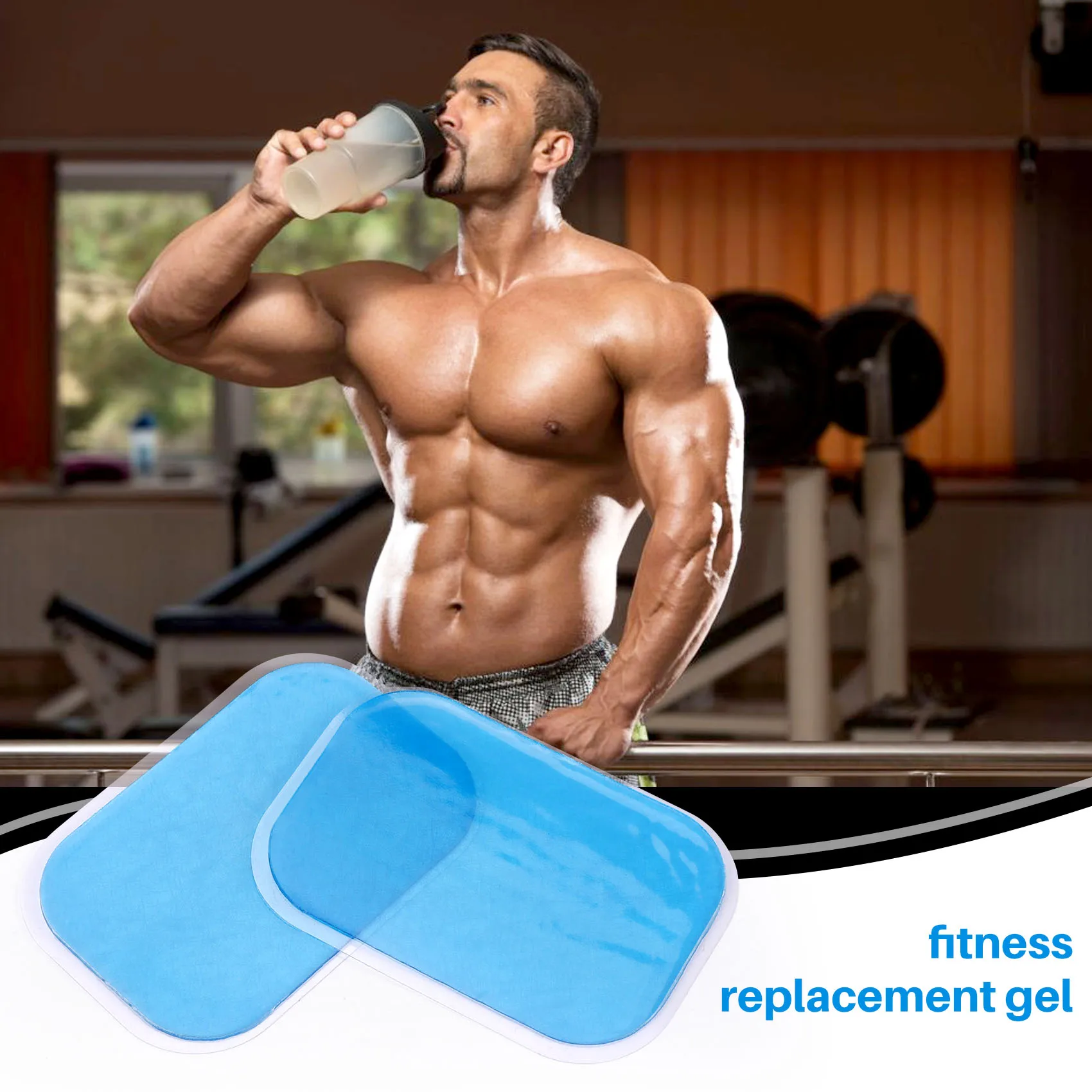 

40Pcs Abs Stimulator Trainer Replacement Gel Sheet Abdominal Toning Belt Muscle Toner Ab Trainer Accessories