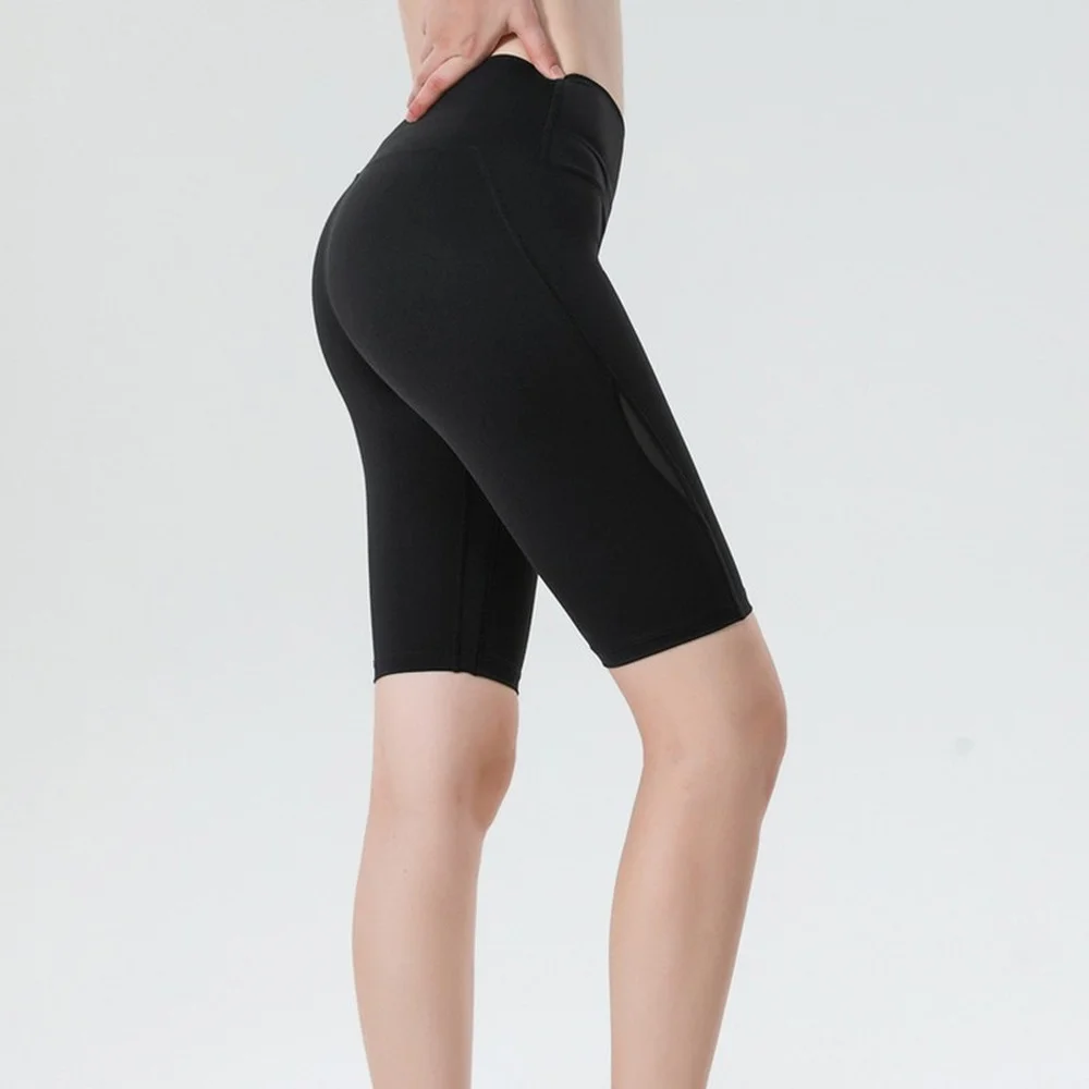 

Alo Yoga Summer Women's Shorts Fitness Running Cycling Sports Shorts Four-color Five-point Shorts Breathable High Waist Fashion